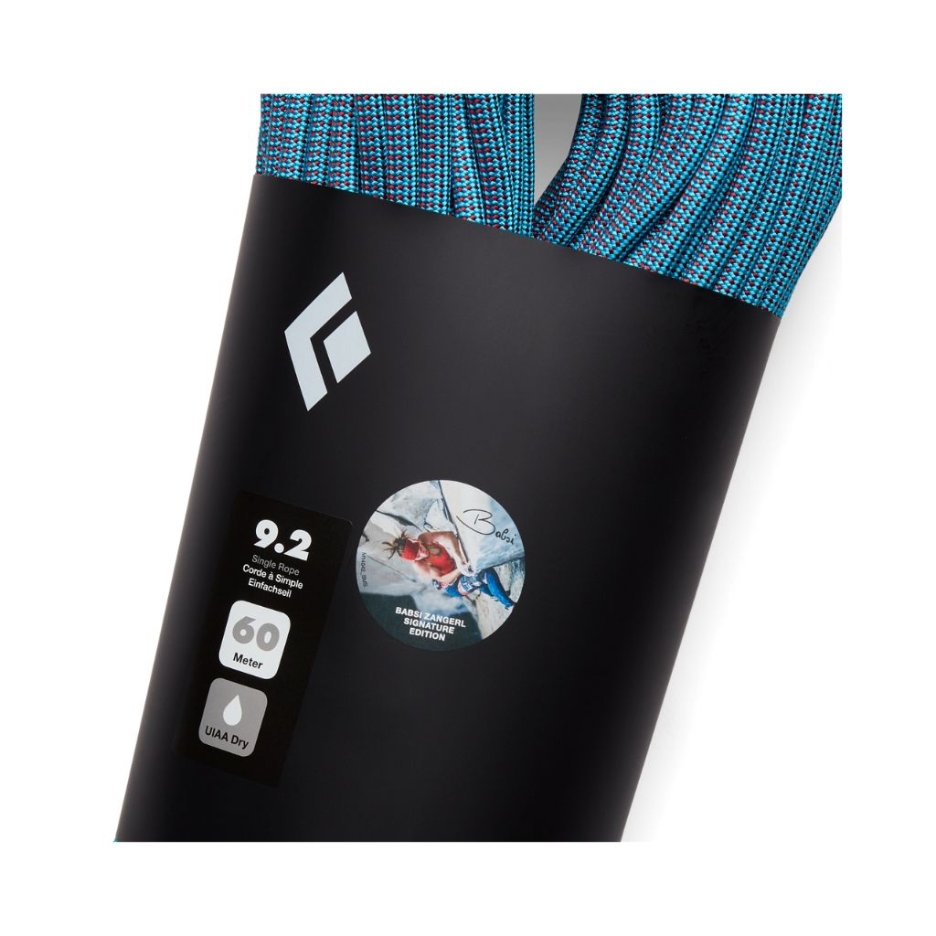 9.2 Dry Climbing Rope, Blue/Pink, Babsi Edition-Kiipeilyköysi-Black Diamond-70 m-HiRock