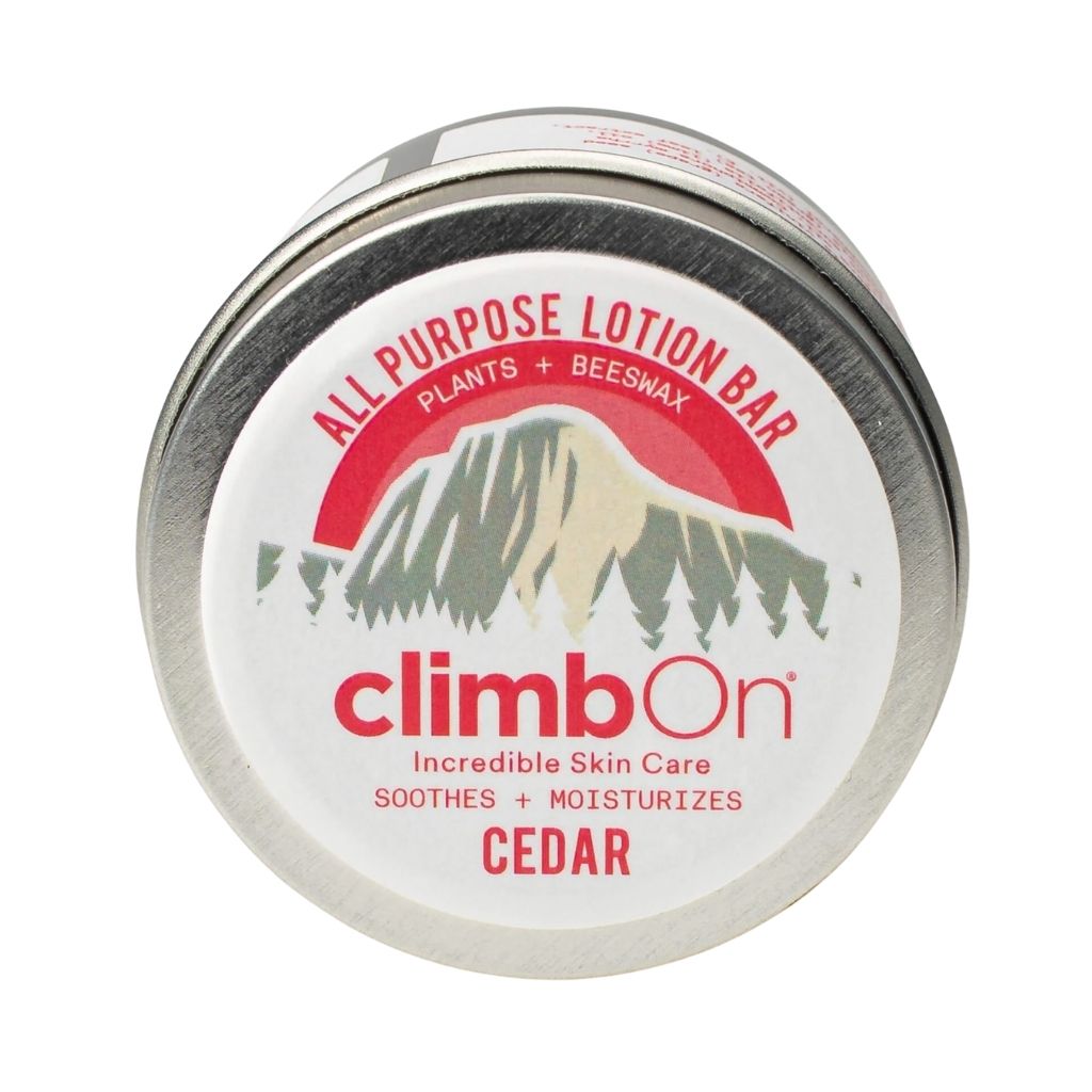 ClimbOn Lotion Bar Cedar, 1 oz-Ihonhoitovoide-climbOn-HiRock