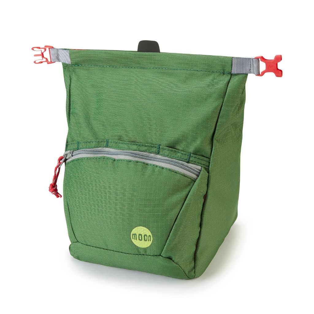 Bouldering Chalk Bag, Green-Mankkapussi-Moon Climbing-HiRock