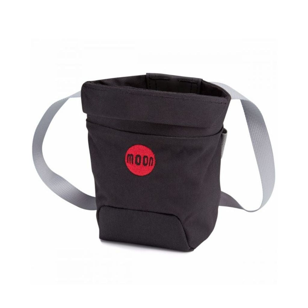 Sport Chalk Bag, Jet Black-Mankkapussi-Moon Climbing-HiRock
